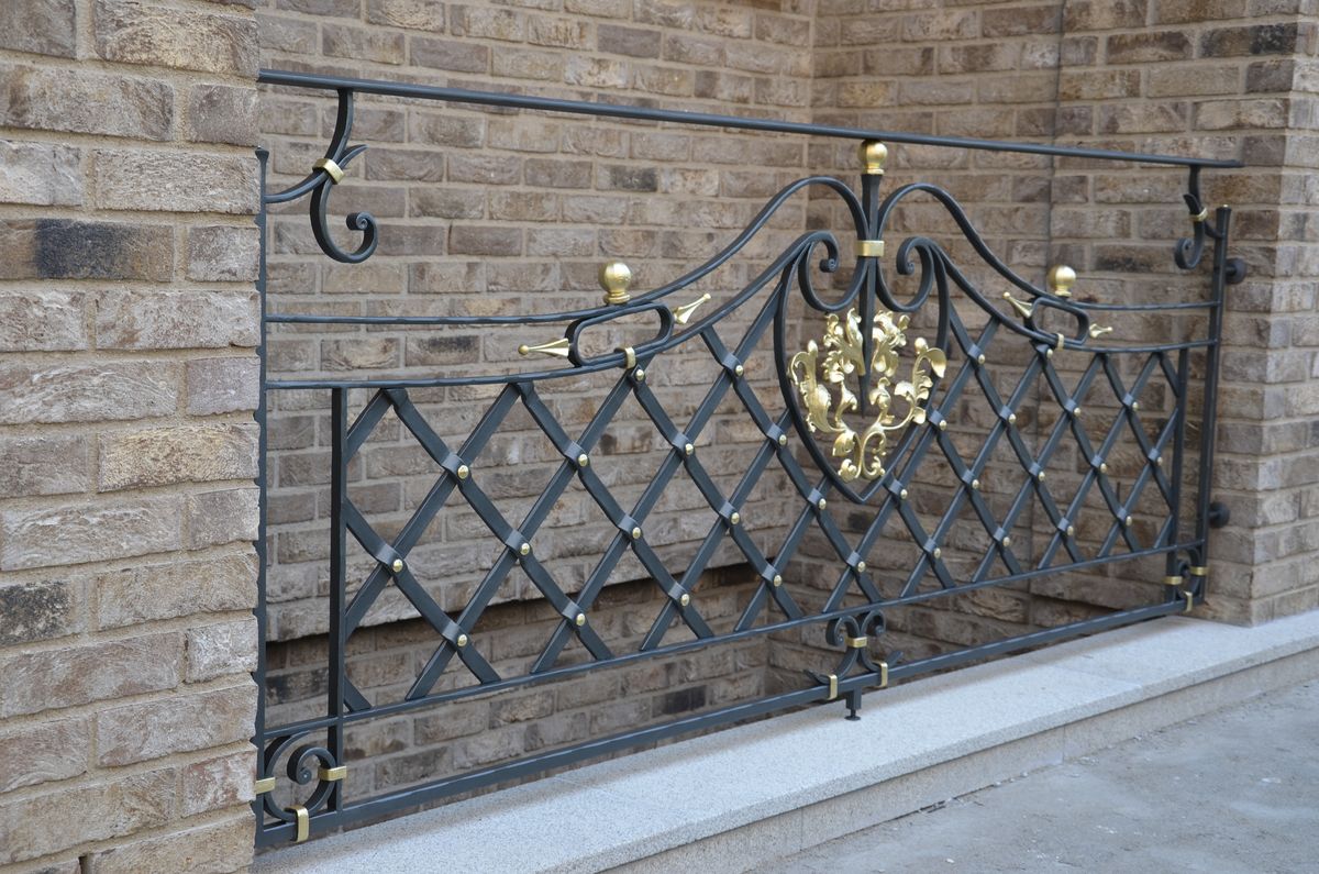 kované zábradlí detail