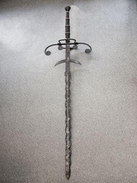 Dvouruční plamenný meč - 180 cm